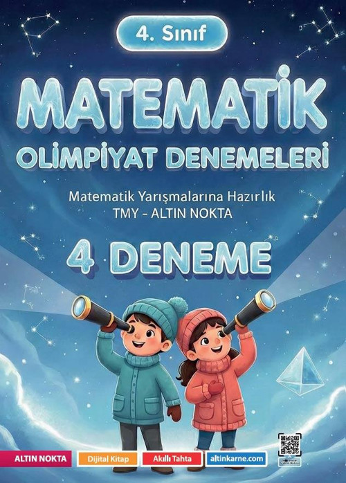 Altın Nokta Yayınları 4. Sınıf Matematik Olimpiyat Denemeleri 4 Deneme