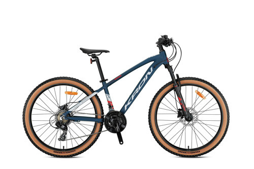XC 100 - 27.5" MTB - 17' - 21 Vites - H.Disc - Mat Koyu Lacivert/Gri-Kırmızı