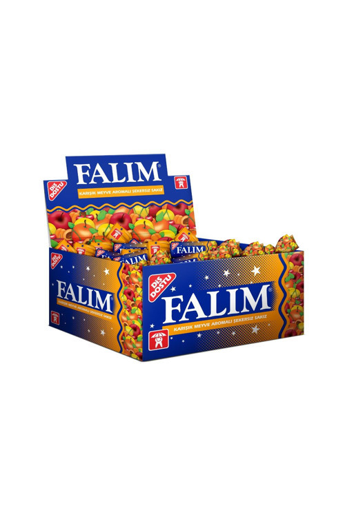 Falım Karışık Meyve Aromalı Sakız 100 x 1,4G