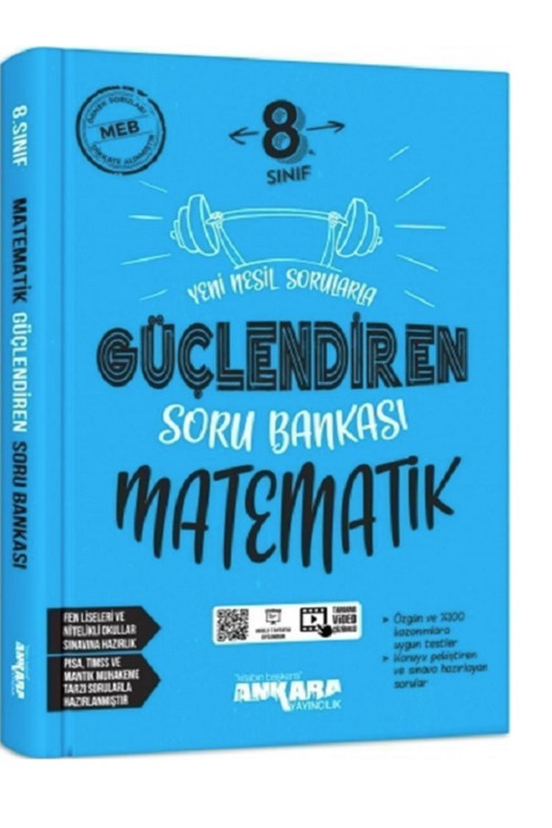 Ankara Yayıncılık Ankara Yayınları 8.Sınıf Matematik Güçlendiren Soru Bankası