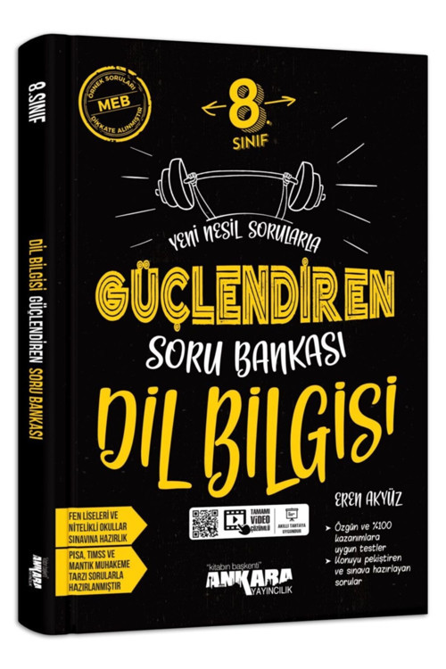 Ankara Yayıncılık 8. Sınıf Güçlendiren Dil Bilgisi Soru Bankası Ankara Yayınları