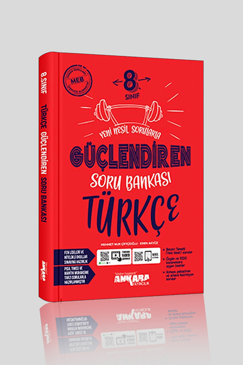 Ankara Yayıncılık 8. Sınıf Türkçe Güçlendiren Soru Bankası