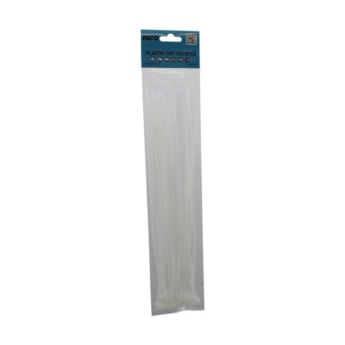 25PCS BEYAZ 3.6X300MM PLASTİK CIRT KELEPÇE