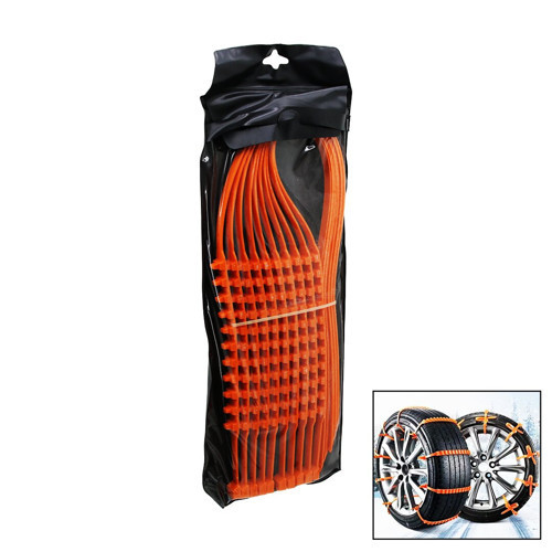 10PCS PLASTİK ZİNCİR OTO LASTİK KAR KELEPÇESİ = CIRTLI