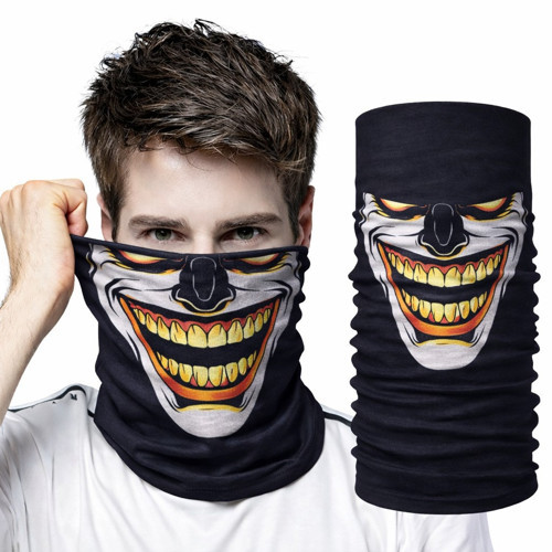 Joker Gülüşlü Baf Maske – Çok Amaçlı Boyunluk Bandana 3 No