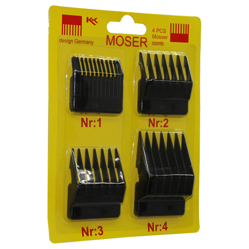 MOSER 4 PARÇA MAKİNE TARAK SET