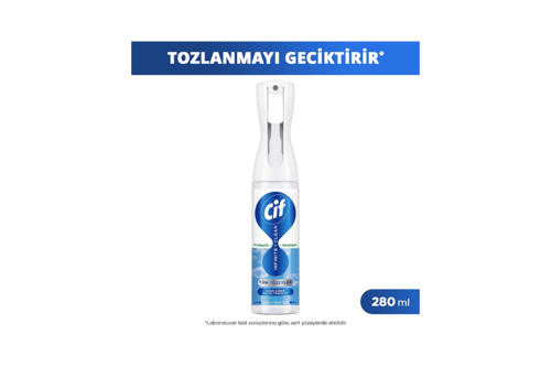 Cif Infinite Clean Doğal Probiyotikli Toz Tutmaz Sprey Tüm Yüzeyler İçin Lotus & Deniz Tuzu 280 ml