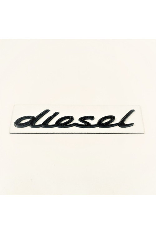 Porsche Diesel Yazı Siyah (110Mm-18Mm)