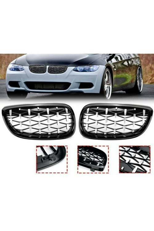 Bmw E90 3 Serisi Diamond Ön Panjur Izgara Böbrek 2004-2008