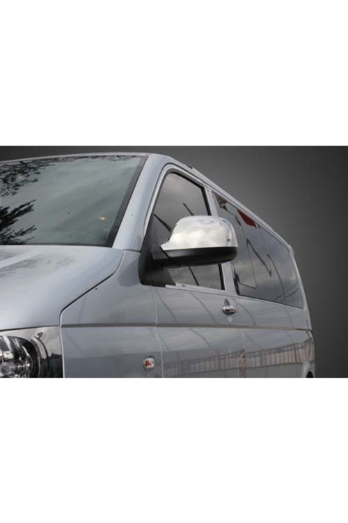 Kolaylı Spider Volkswagen T5 Transporter (03-10) Ayna Kapağı 2 Parça Abs Krom