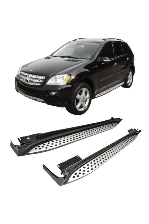Mercedes Ml W164 2007 2011 Yan Basamak Koruma Sıde Step Bmw Style