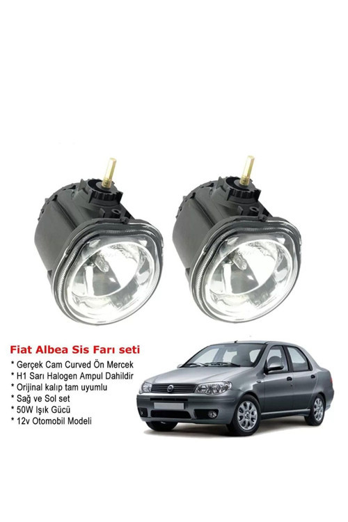 Fiat Albea Sis Lambası Farı Sağ Sol Takım