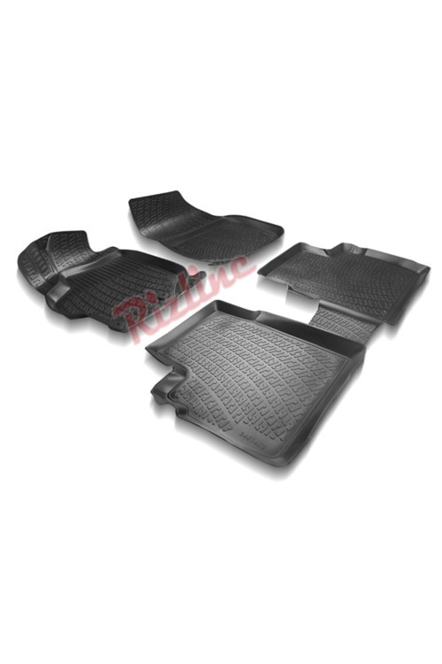 Audi A3 2003-2012 3D Havuzlu Paspas Siyah Renk