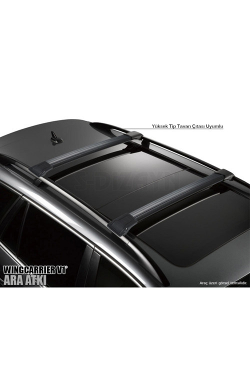 Renault Clio 3 Sw Ara Atkı Wingcarrier V1 Siyah 2006-2012