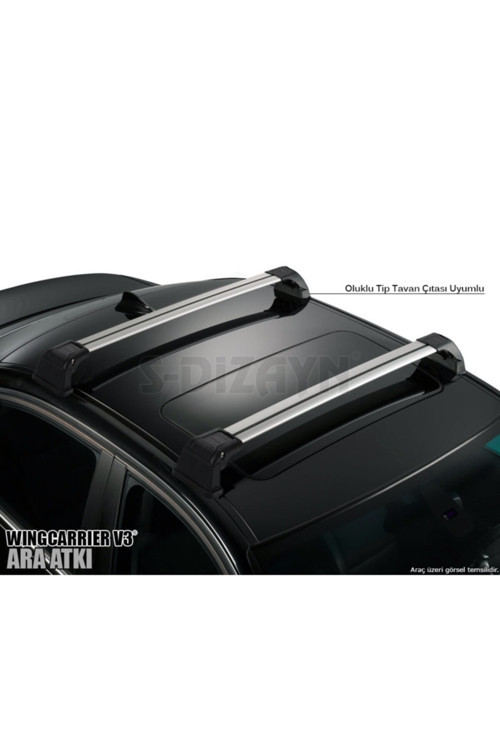 Bmw X5 Ara Atkı Wingcarrier V3 Gri 2004-2007