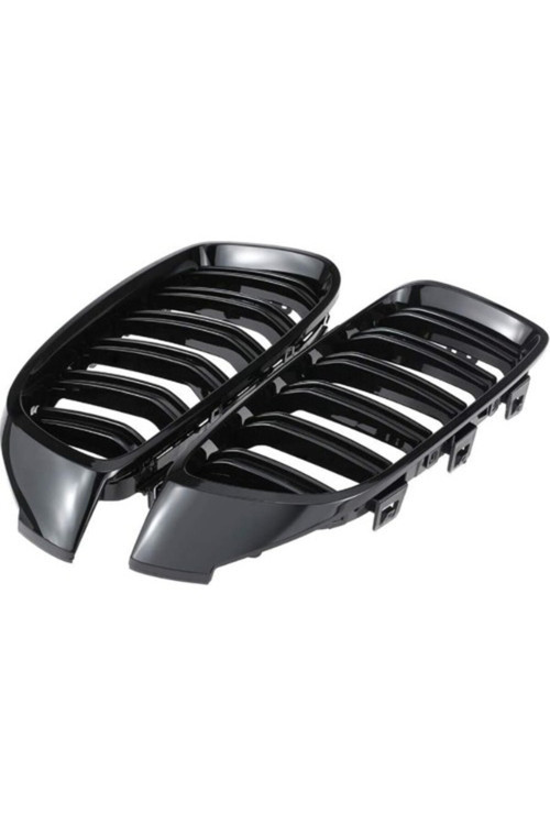 Bmw F32 F33 F36 Ön Böbrek Panjur Piano Black Çift Tırnak