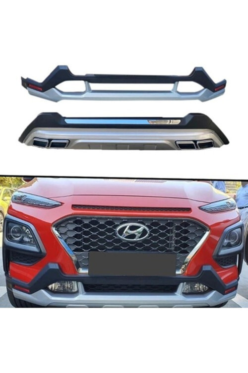 Hyundai Kona Ön Arka Tampon Koruması Difüzör 2018+ Uyumlu