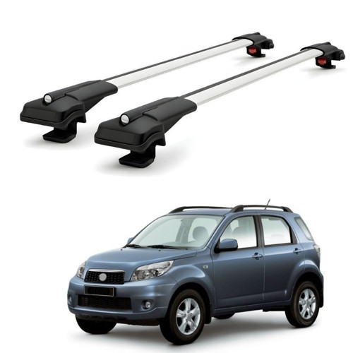 Daihatsu Terios F700 2006-2017 için Ara Atkı Tavan Barı , Araca Özel , Kilitlenebilir Araç Üstü Ekipman Taşıma Barı (2 Adet)