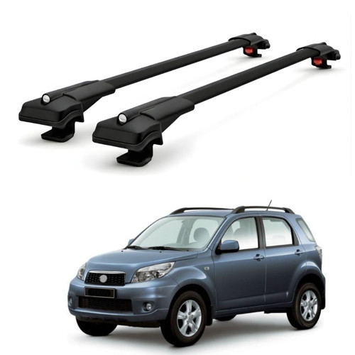 Daihatsu Terios F700 2006-2017 için Ara Atkı Tavan Barı , Araca Özel , Kilitlenebilir Araç Üstü Ekipman Taşıma Barı (2 Adet)