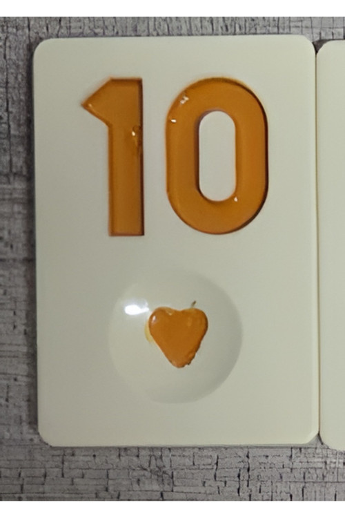 1 adet okey taşı- yapboz hediye sarı 10