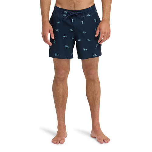 Stretch Printed Erkek Lacivert Mayo