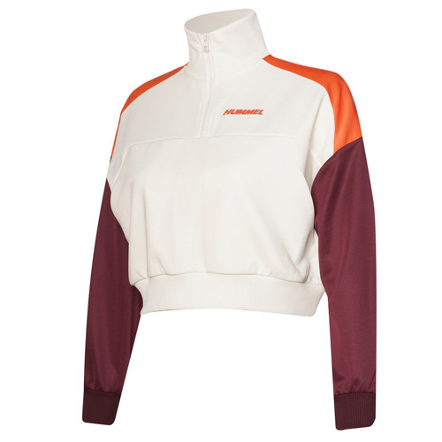 Jerome Kadın Beyaz Dik Yaka Sweatshirt