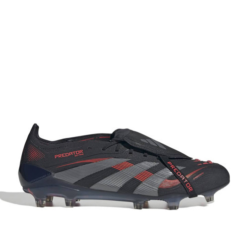 Predator Elite Fold-Over Tongue Firm Ground Erkek Siyah Krampon