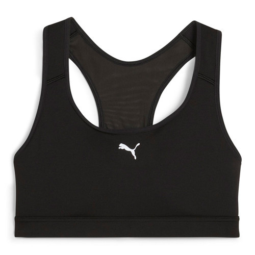 4Keeps Run Bra Kadın Siyah Bisiklet Yaka Sporcu Sütyeni