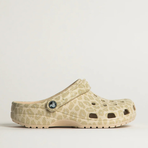 Classic Animal Clog Kadın Bej Terlik