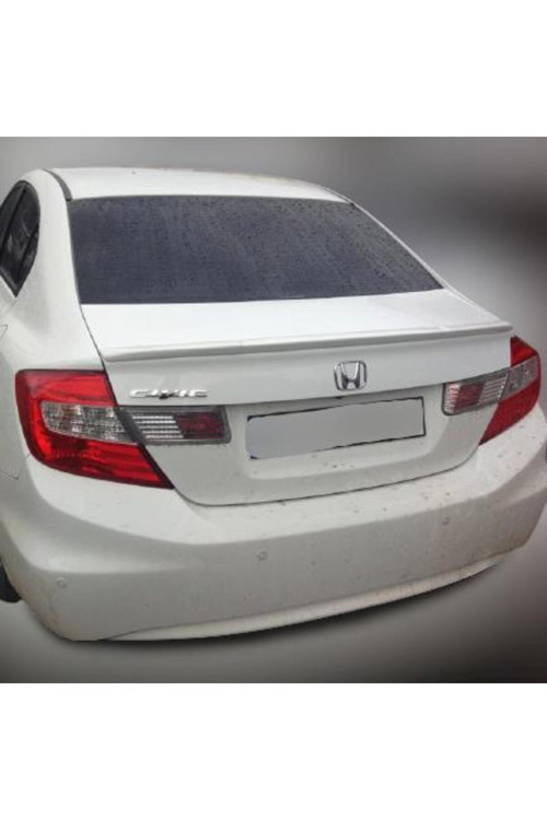 Honda Civic Uyumlu 2012-2016 Pianoblack İnce Anatomik Spoiler