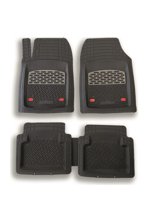 Emn Safir Ford Fusion 2012 Sonrası Krom Gri 3D Paspas