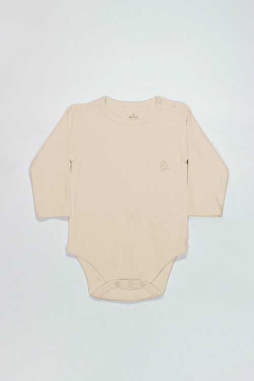 Natural Basic Style Uzun Kol Body 17104 Bej