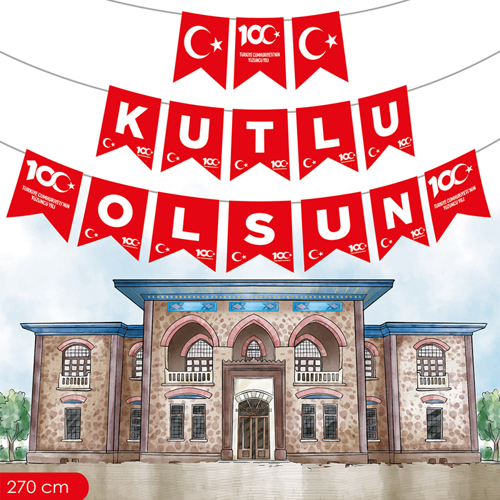 BNR88 Harf Afiş -100.Yıl Kutlu Olsun-