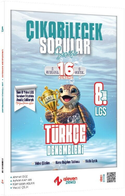 8. Sınıf LGS Türkçe Çıkabilecek Sorular Denemeleri İşleyen Zeka