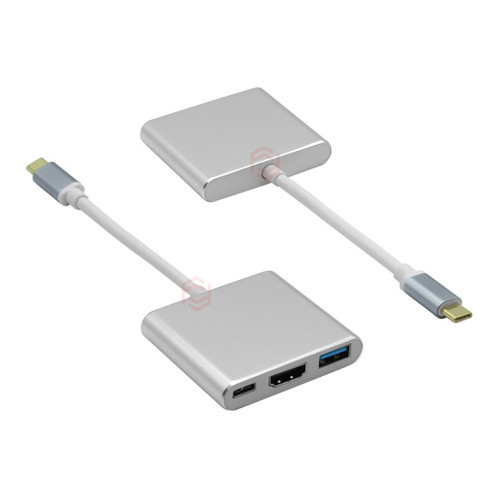 Fa-7656Tc Type-C - Hdmi + Usb 3.0 Adaptör + Pd Şarj