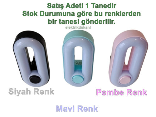 GOLDSILVER Üç Renk Işık Işık 1 Watt Anahtarlı Ledli Gece Lambası 220v 1w