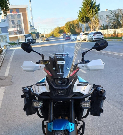 CF Moto 450 MT Ön Cam 2023-2026 Model 41cm Şeffaf Renkli 4mm