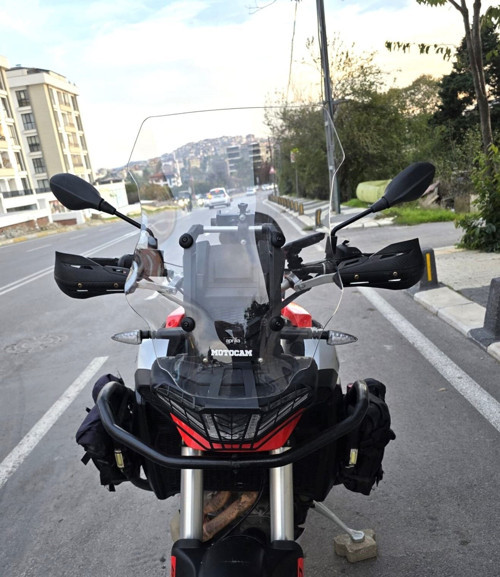 Aprilia Tuareg 660 Ön Cam 2022-2026 Model 58cm Şeffaf Renkli 4mm