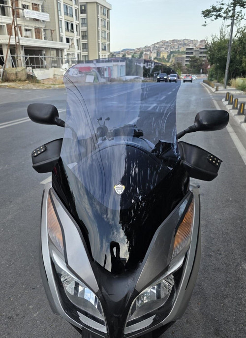 Honda Forza 300 Ön Cam 2014-2017 Model 78cm Füme Renkli 4mm Elcikli