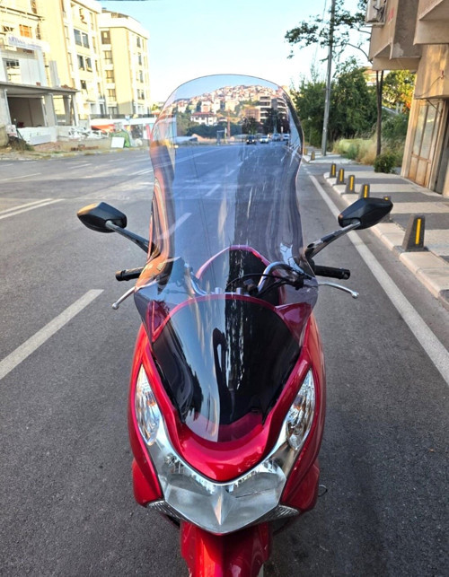 Honda PCX Ön Cam 2011-2013 Model 83cm Füme Renkli 4mm UZUN