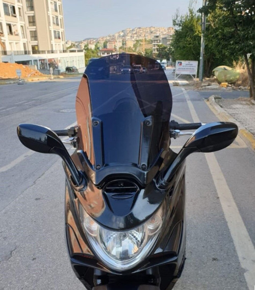 Kymco Xciting 500 İ Ön Cam 2008-2012 Model 62cm Siyah Renkli 4mm