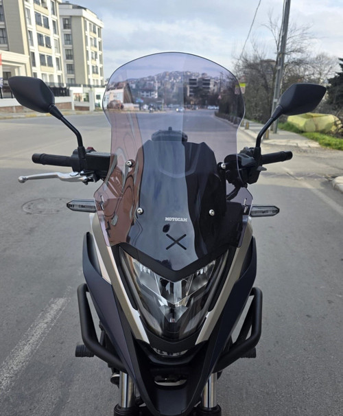 Honda NC 700 750 X Ön Cam 2021-2024 Model 50cm Füme Renkli 4mm ORTA BOYLU