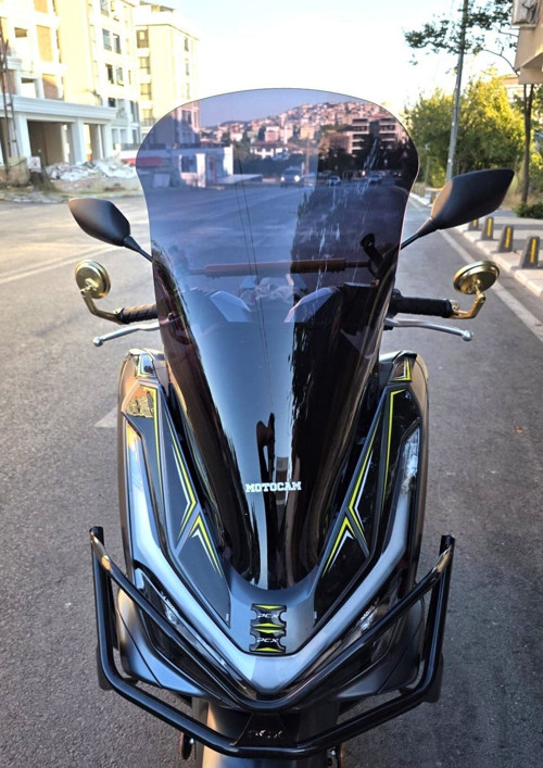 Honda PCX Ön Cam 2025-2026 Model 66cm Siyah Renkli 4mm