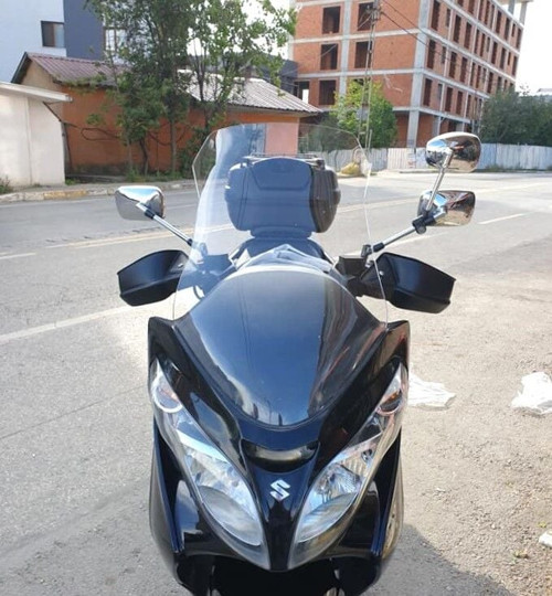 Suzuki Burgman 400 K7 Ön Cam 2007-2015 Model 70cm Şeffaf Renkli 4mm