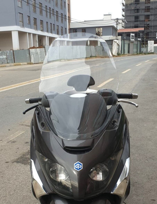 Piaggio X Evo 400 Ön Cam 2008-2016 Model 58Cm Şeffaf Renkli 4Mm Boylu