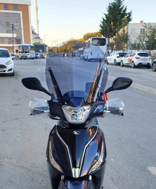 Kymco People S 200 Ön Cam 2020-2026 Model 38cm Füme Renkli 4mm SPORTİF