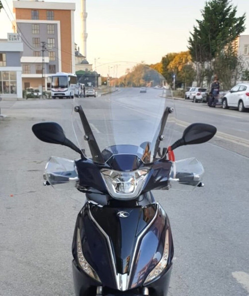 Kymco People S 200 Ön Cam 2020-2026 Model 38cm Şeffaf Renkli 4mm SPORTİF