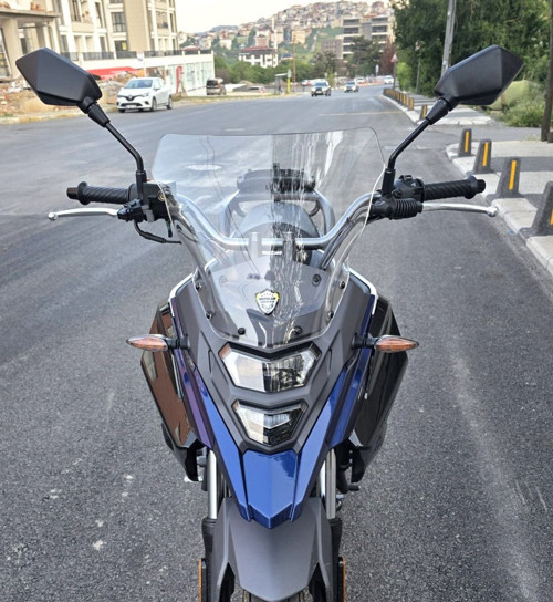 SYM NHT 200 Ön Cam 2023-2026 Model 30cm Şeffaf Renkli 4mm SPORTİF
