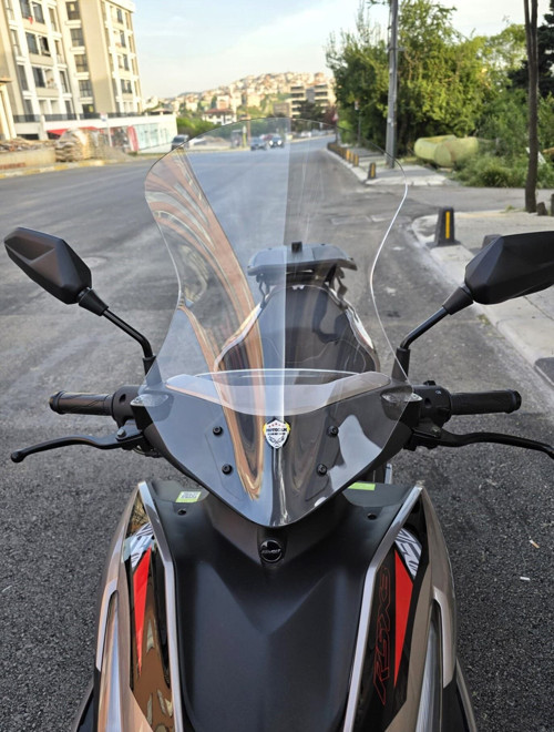 Volta Revolt RSX3 Ön Cam 2022-2026 Model 54cm Şeffaf Renkli SPORTİF