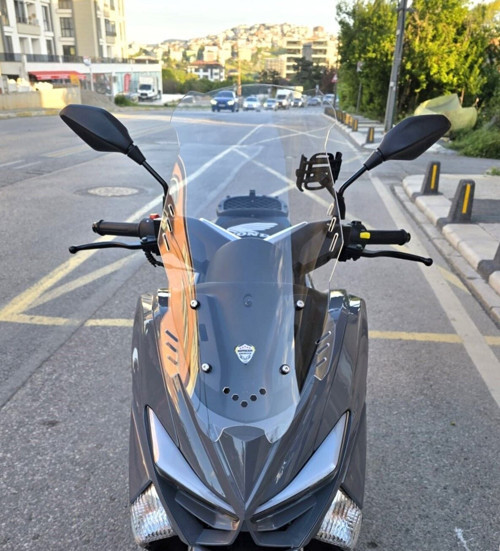 Volta Revolt RSX4 Ön Cam 2022-2026 Model 65cm Şeffaf Renkli 4mm ORTA BOYLU